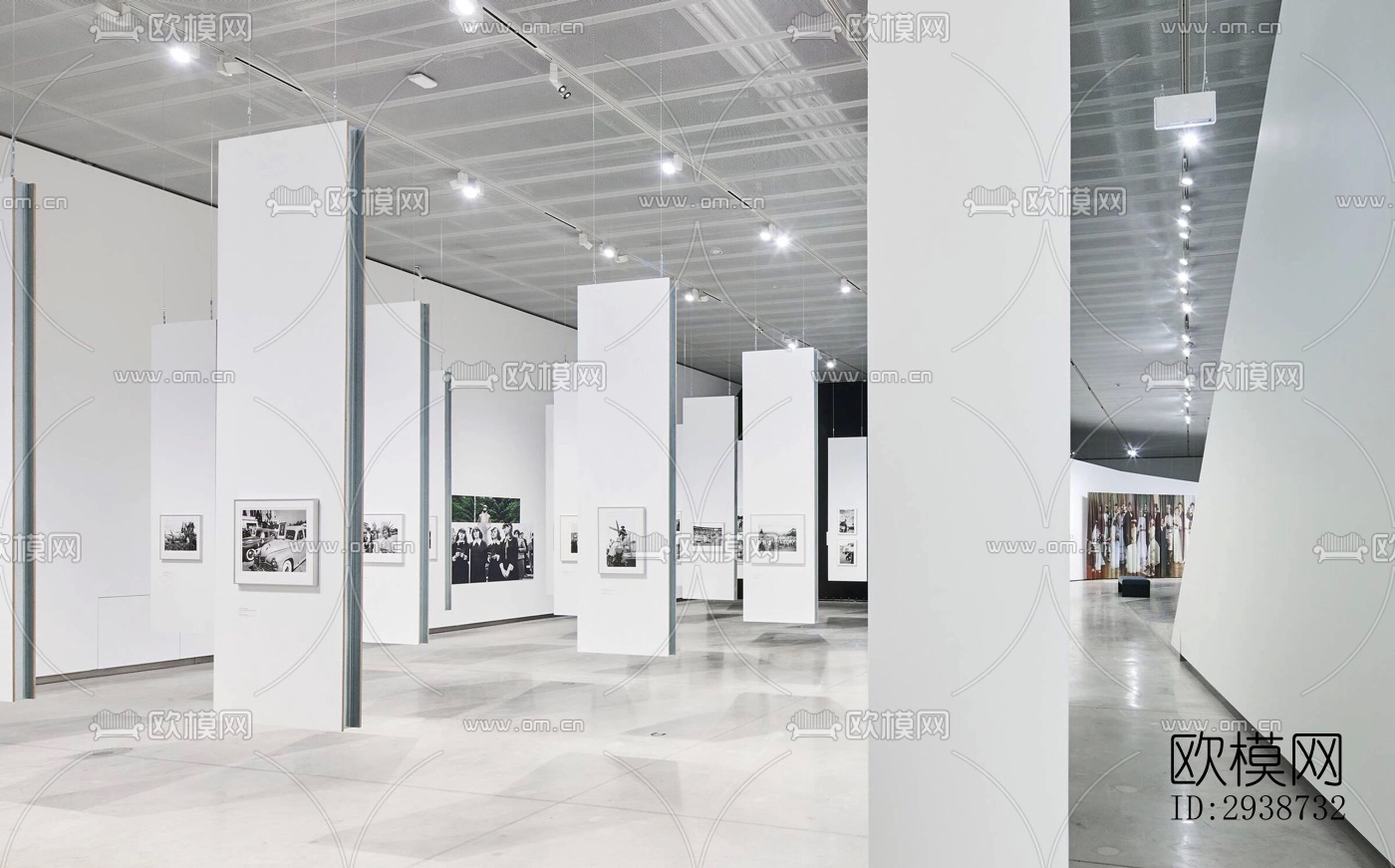 现代展览展厅效果图下载（渲染图19）