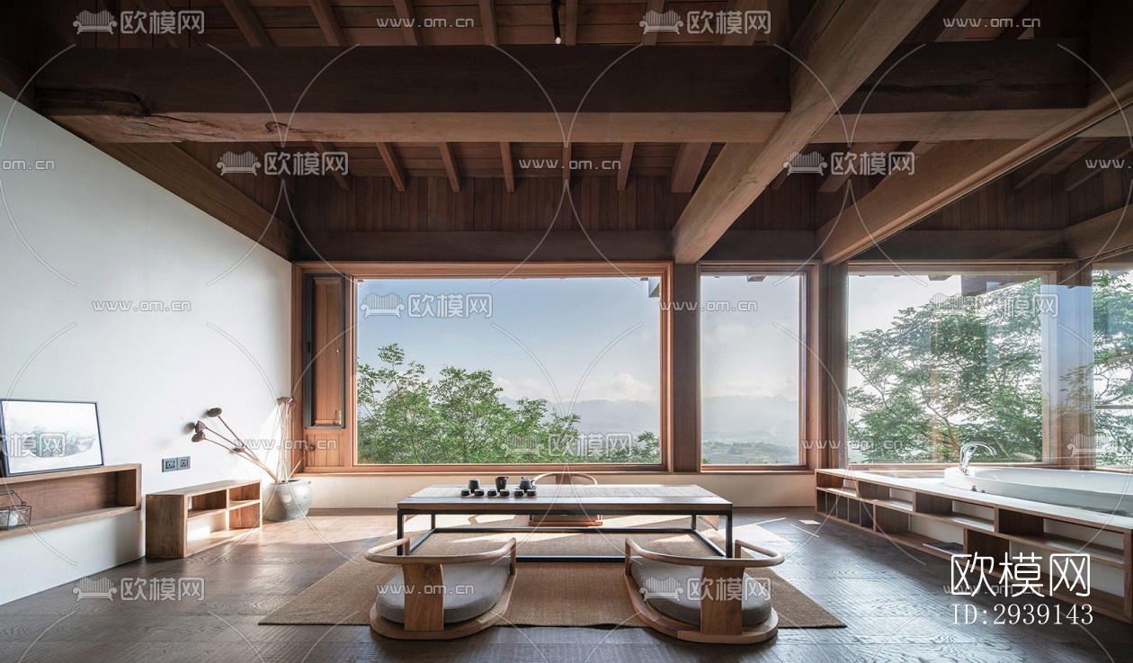 北欧酒店民宿效果图下载（渲染图2）