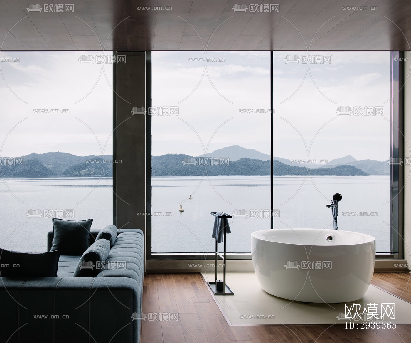 现代酒店民宿效果图下载（渲染图14）