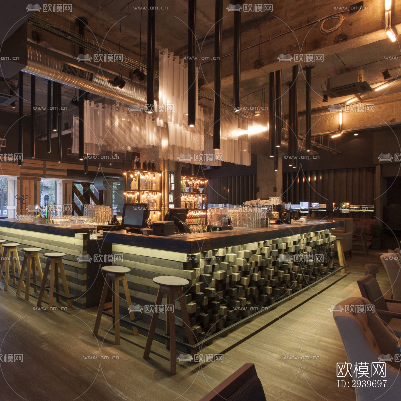 北欧酒吧效果图下载（渲染图18）