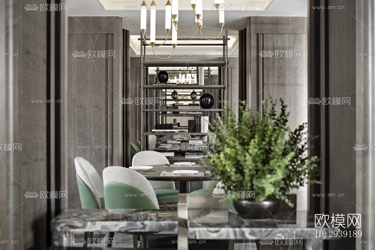 后现代酒店民宿效果图下载（渲染图15）