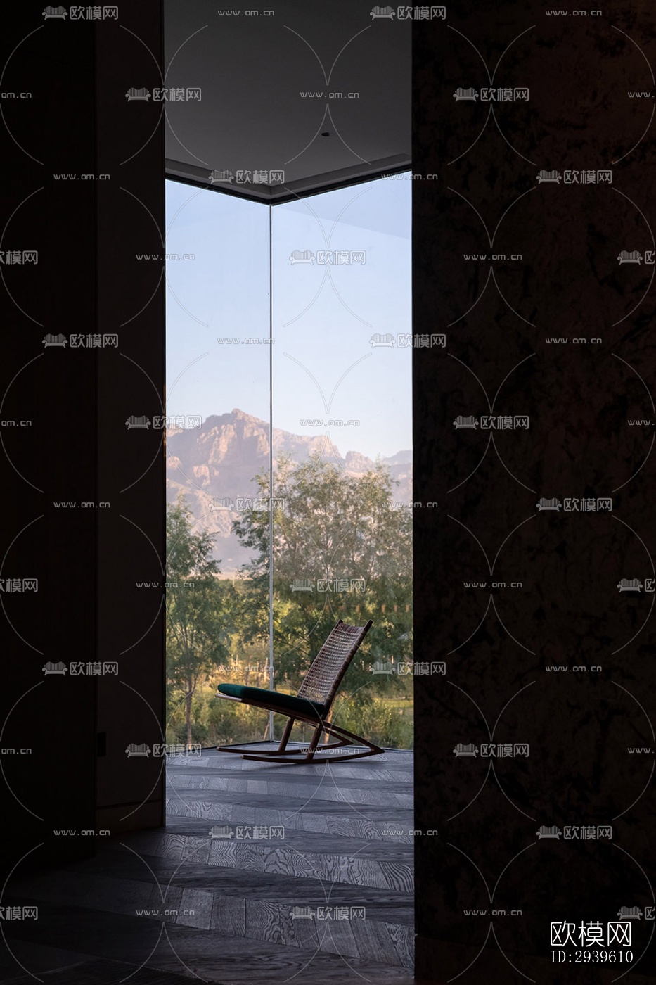 现代酒店民宿效果图下载（渲染图16）