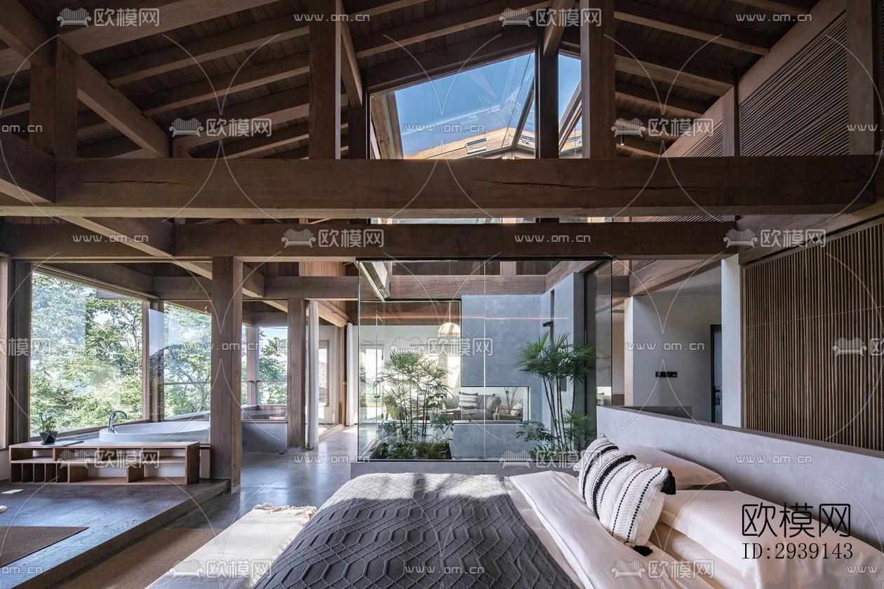 北欧酒店民宿效果图下载（渲染图16）