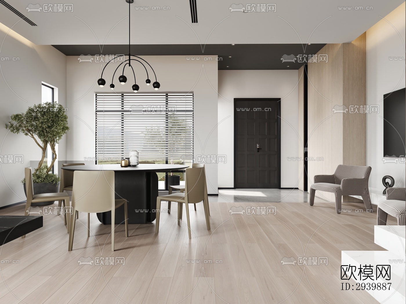 现代别墅效果图下载（渲染图14）