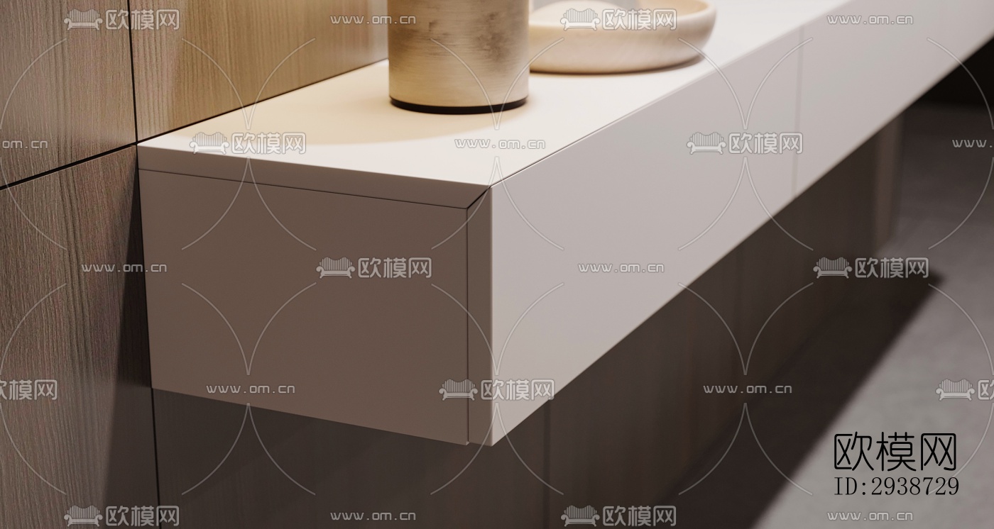 现代展览展厅效果图下载（渲染图7）