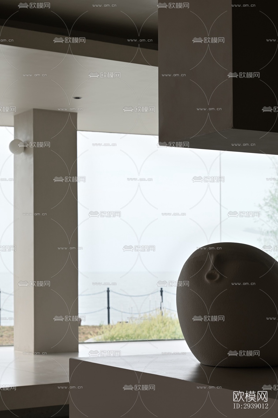 侘寂酒店民宿效果图下载（渲染图2）