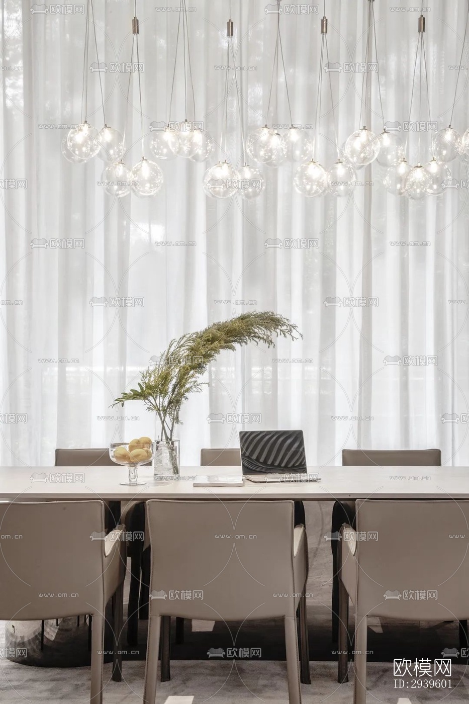 现代酒店民宿效果图下载（渲染图8）