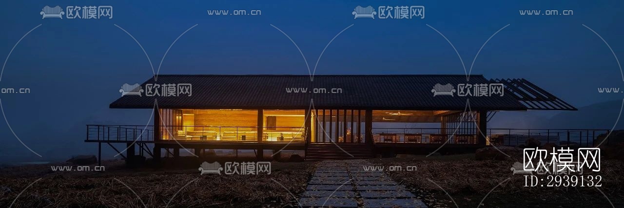 北欧酒店民宿效果图下载（渲染图13）