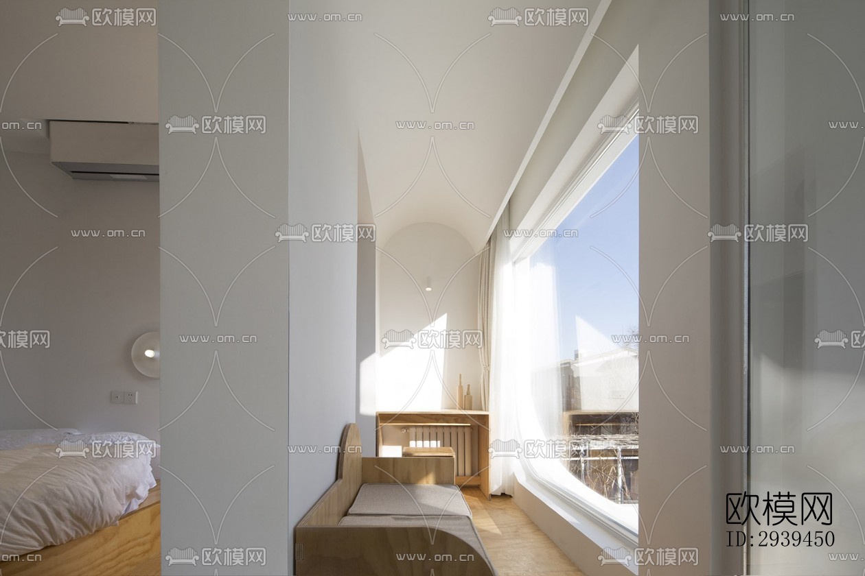 现代酒店民宿效果图下载（渲染图5）