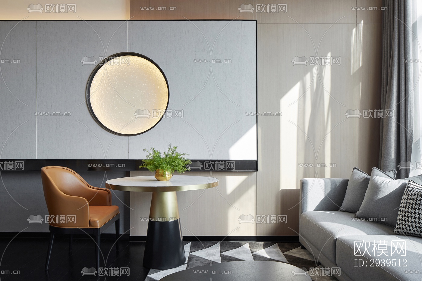 现代酒店民宿效果图下载（渲染图8）