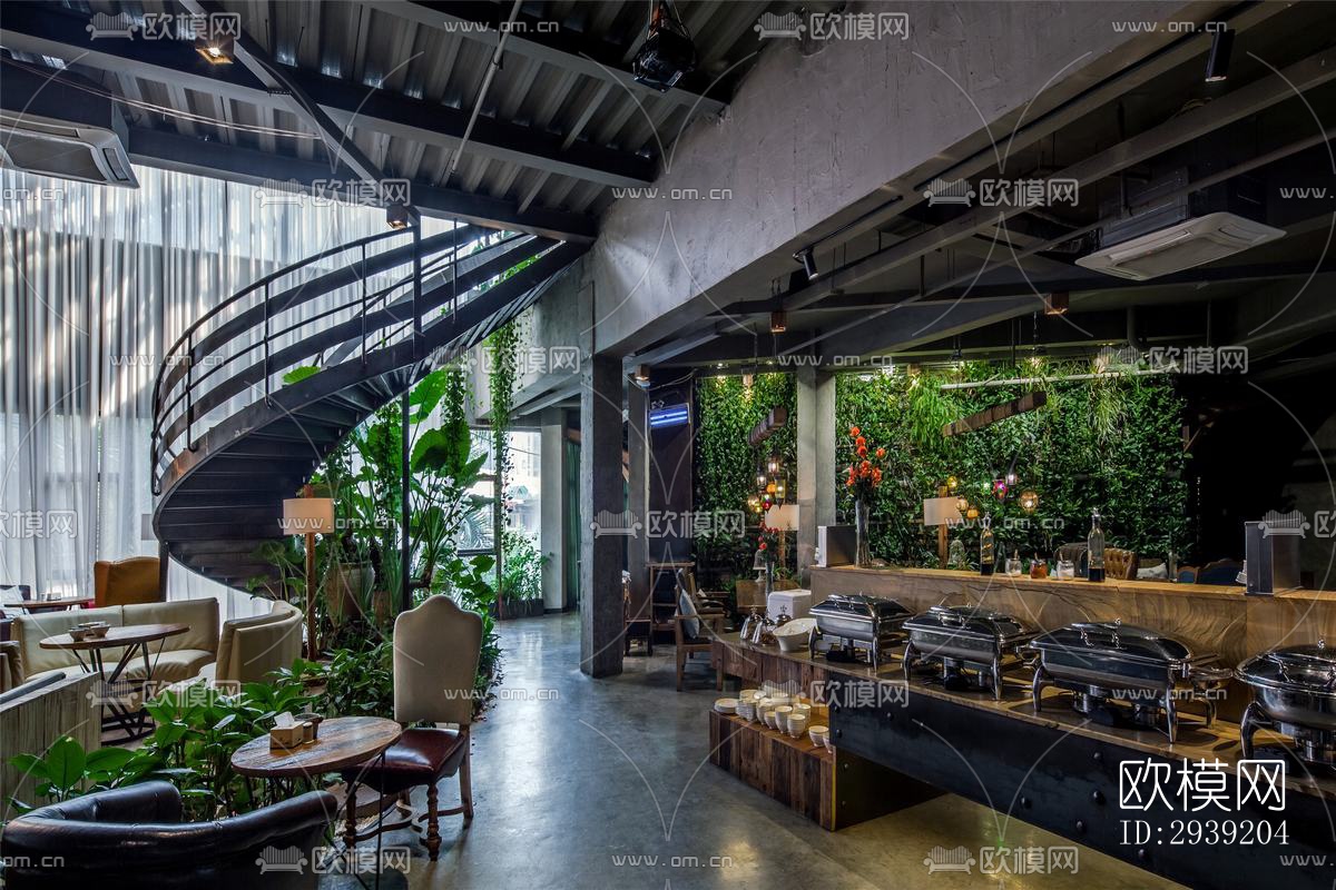 后现代酒店民宿效果图下载（渲染图5）