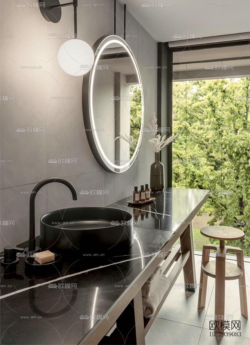 北欧酒店民宿效果图下载（渲染图11）