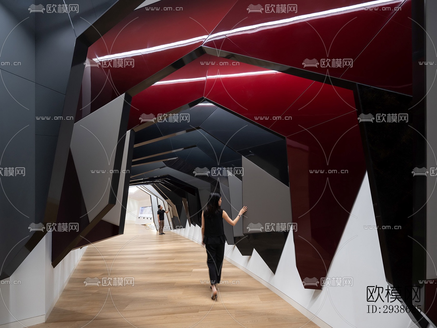 现代展览展厅效果图下载（渲染图13）