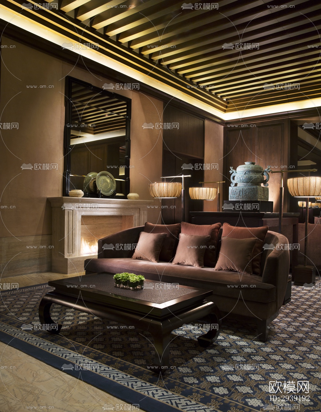 后现代酒店民宿效果图下载（渲染图15）