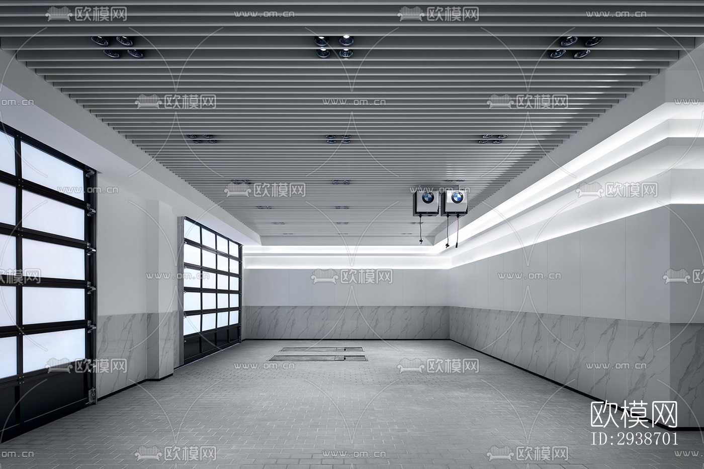 现代展览展厅效果图下载（渲染图4）