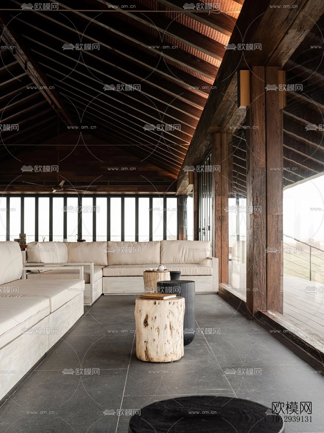 北欧酒店民宿效果图下载（渲染图3）