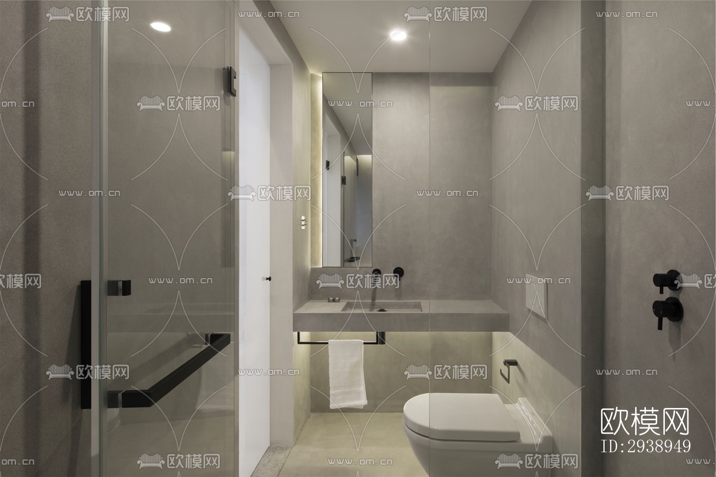 中式酒店民宿效果图下载（渲染图17）