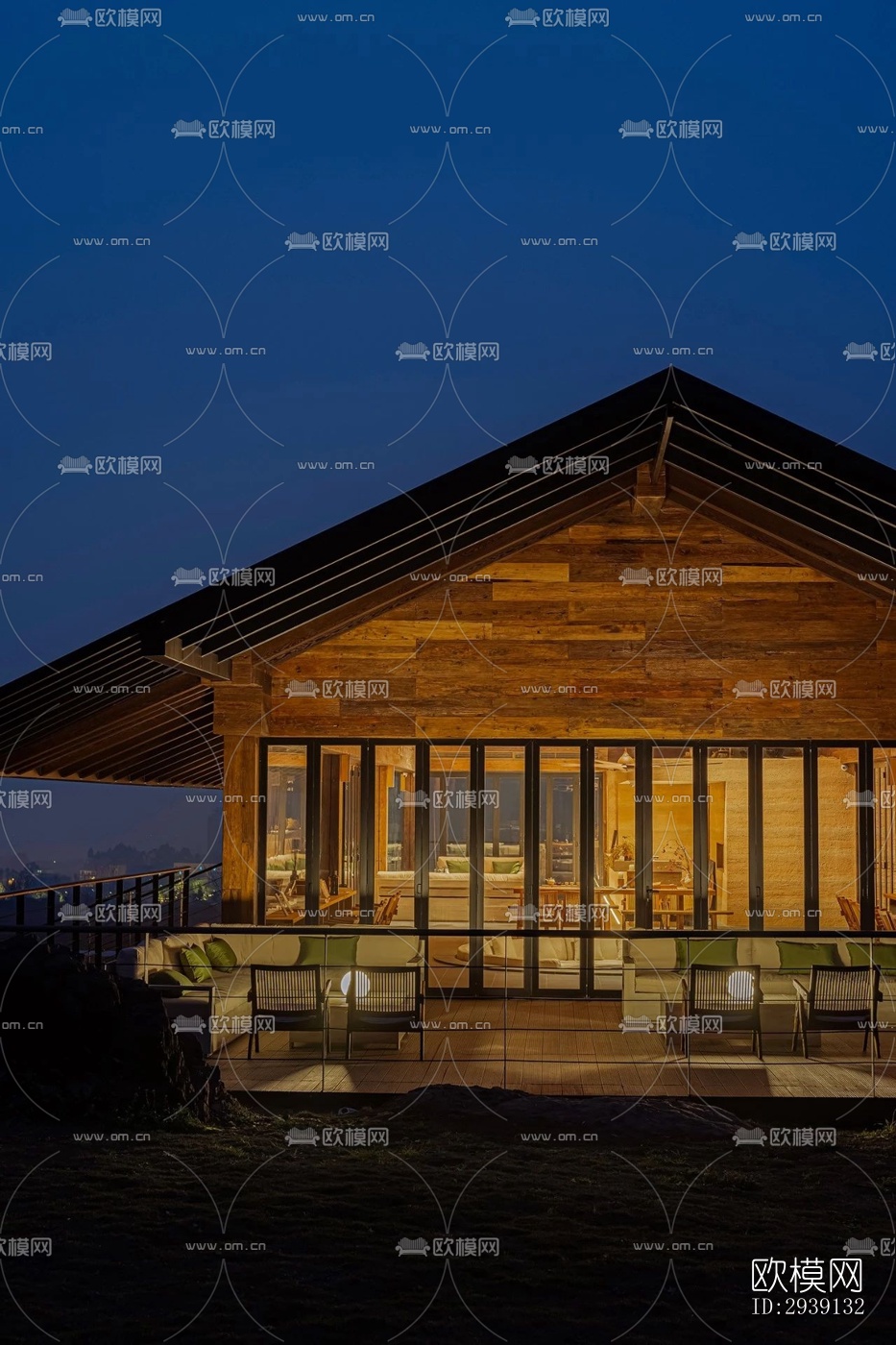 北欧酒店民宿效果图下载（渲染图15）