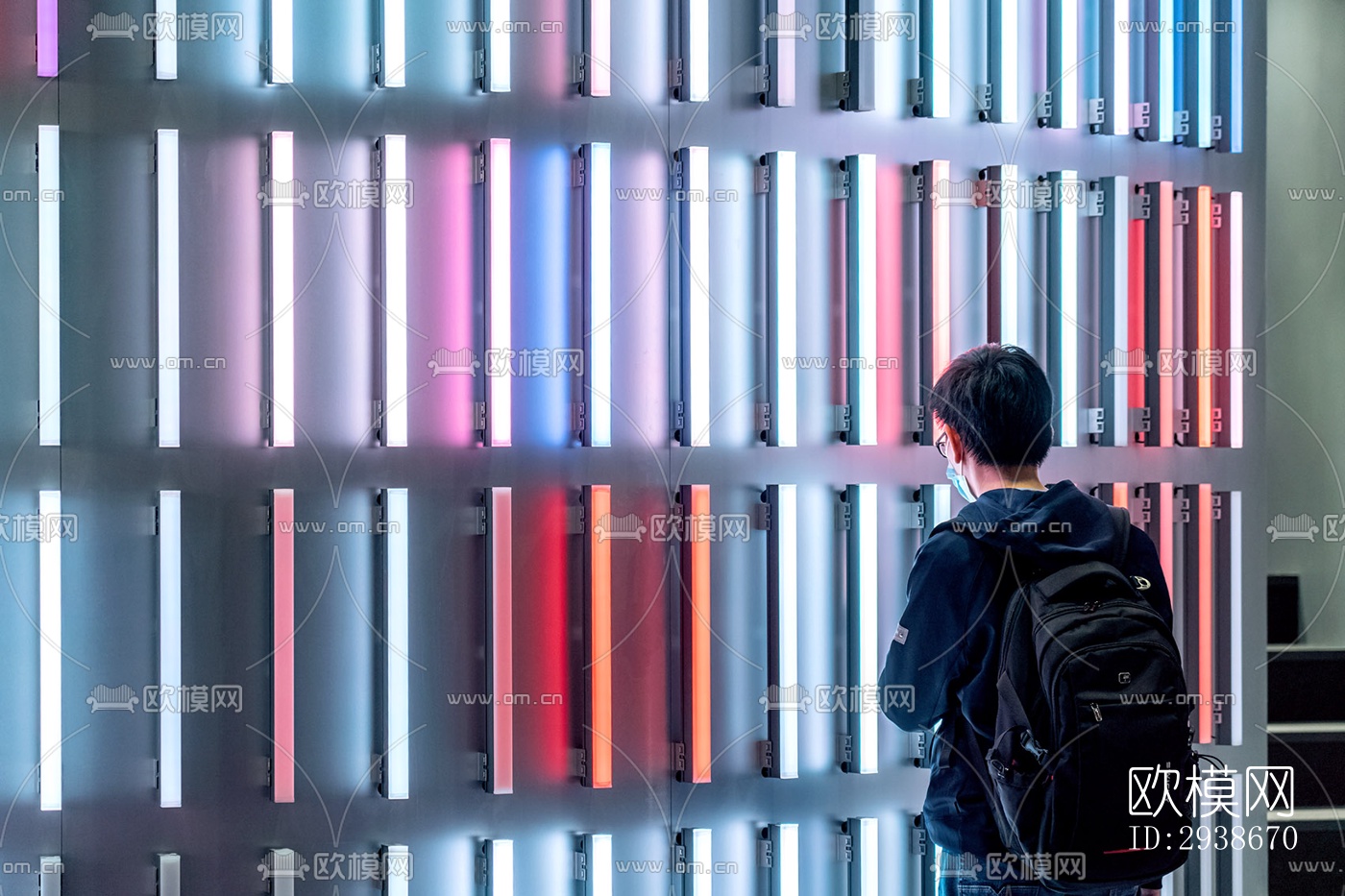 现代展览展厅效果图下载（渲染图2）