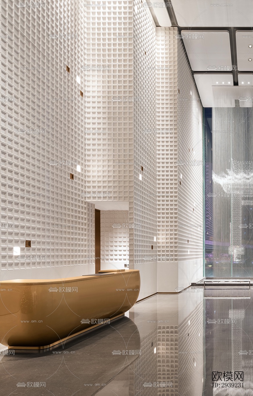 后现代酒店民宿效果图下载（渲染图12）