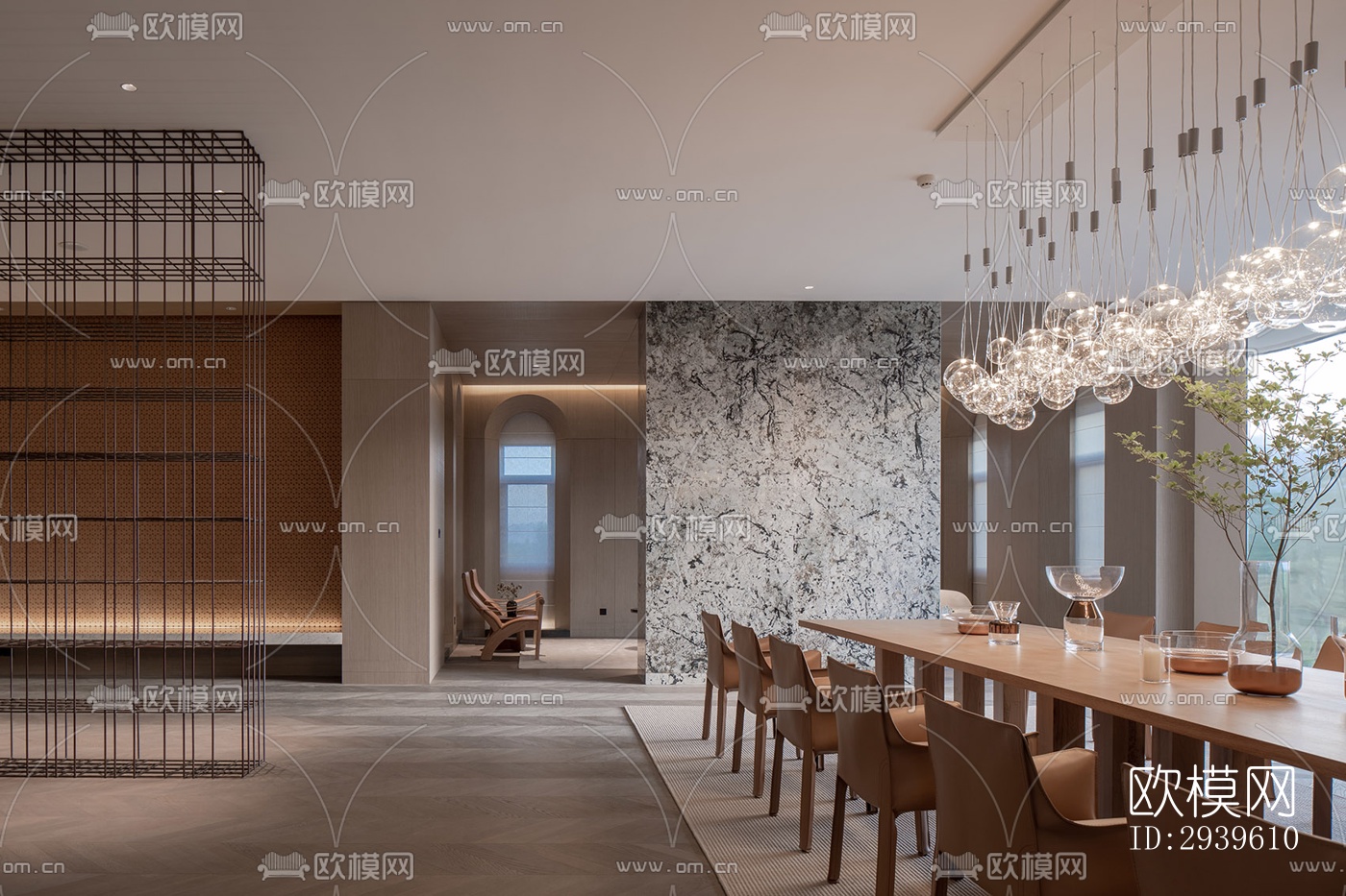 现代酒店民宿效果图下载（渲染图2）