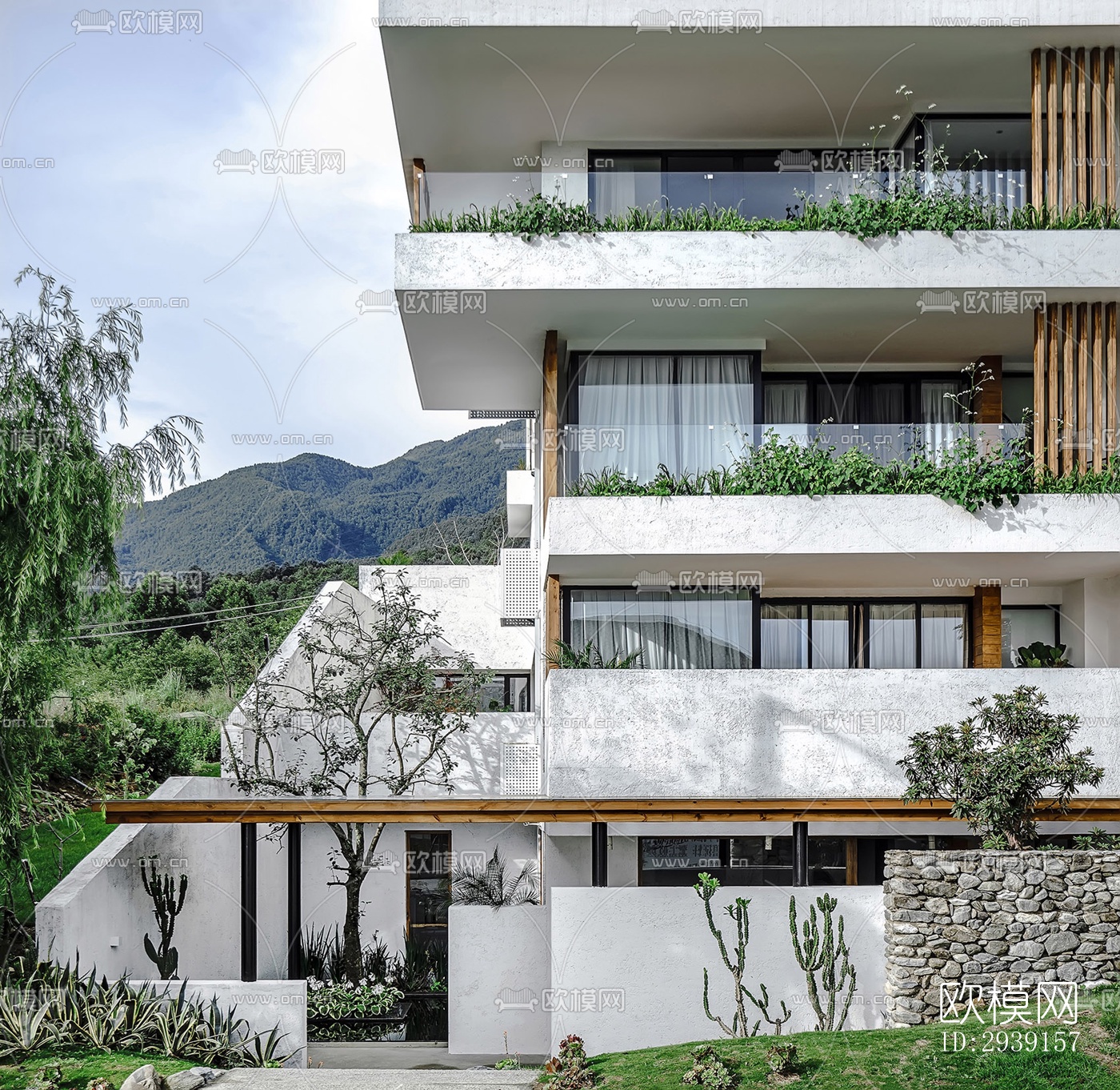 北欧酒店民宿效果图下载（渲染图10）