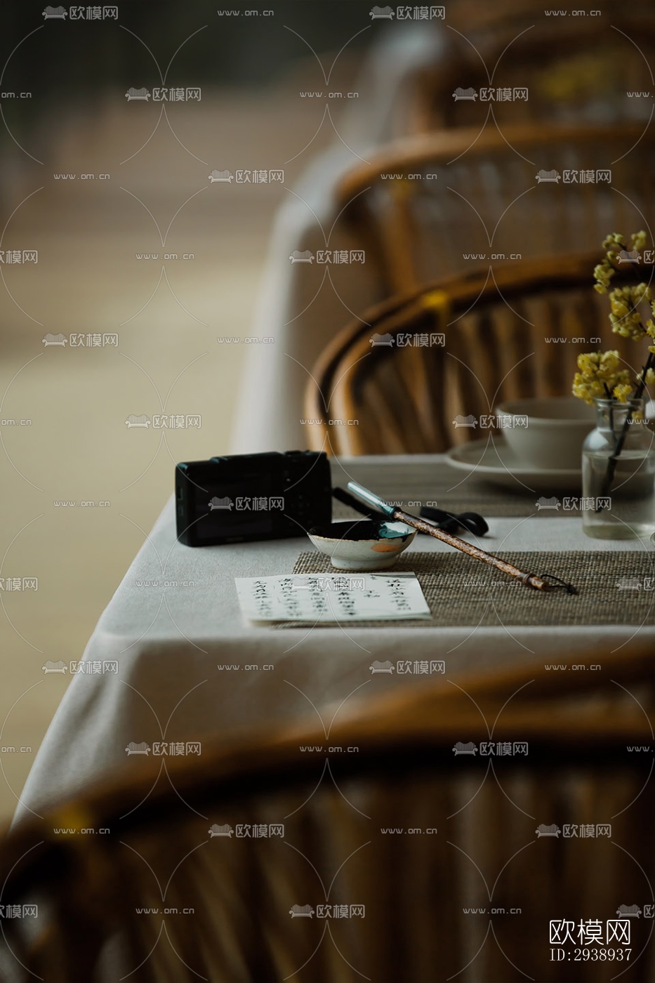 中式酒店民宿效果图下载（渲染图15）