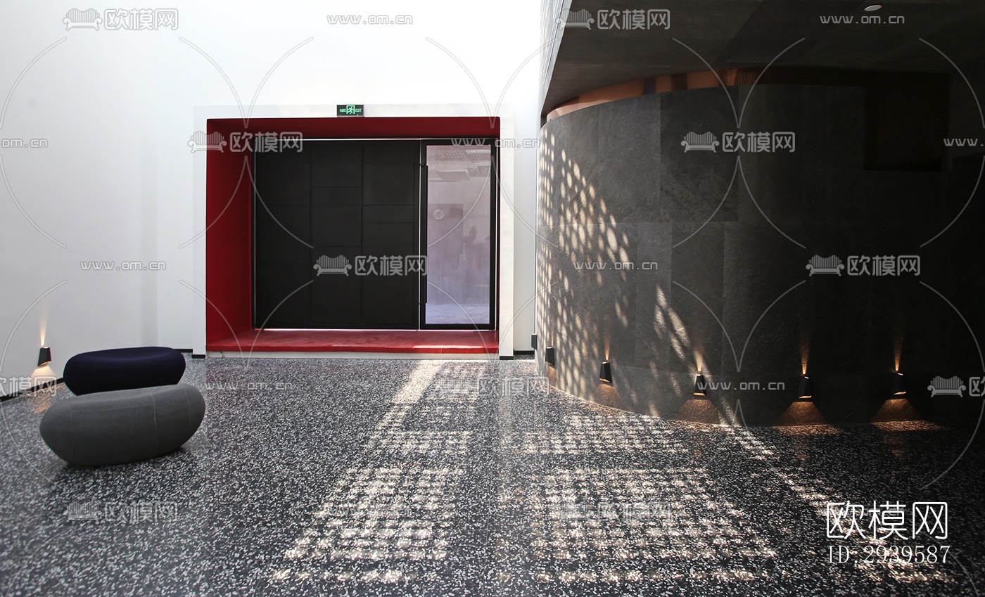 现代酒店民宿效果图下载（渲染图12）