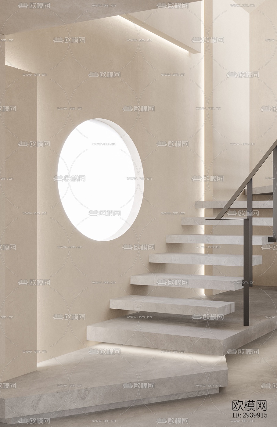 侘寂复式效果图下载（渲染图8）