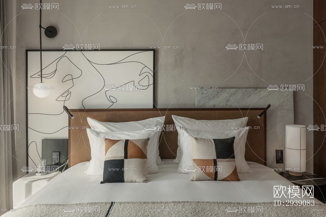 北欧酒店民宿效果图下载（渲染图6）