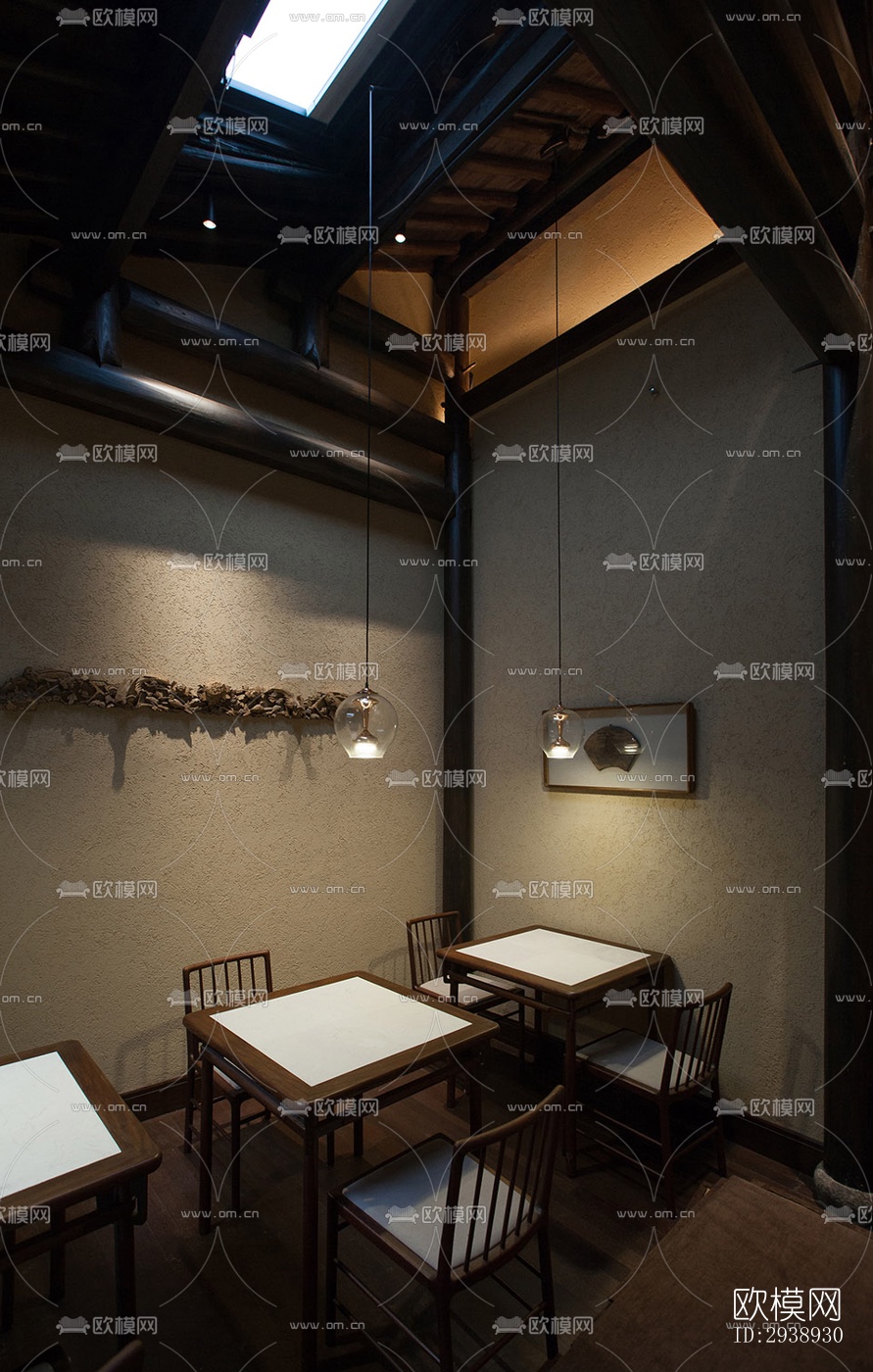 中式酒店民宿效果图下载（渲染图7）