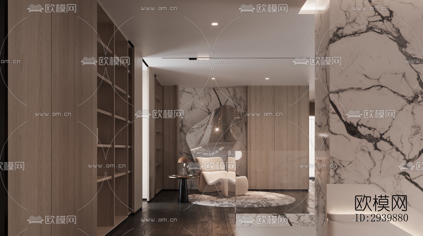 现代别墅效果图下载（渲染图4）