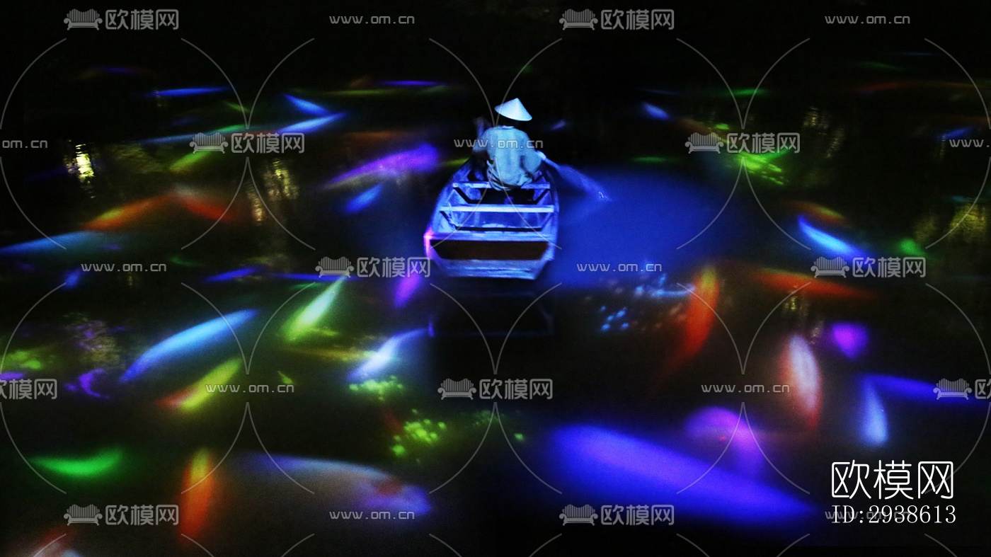 日式展览展厅效果图下载（渲染图7）