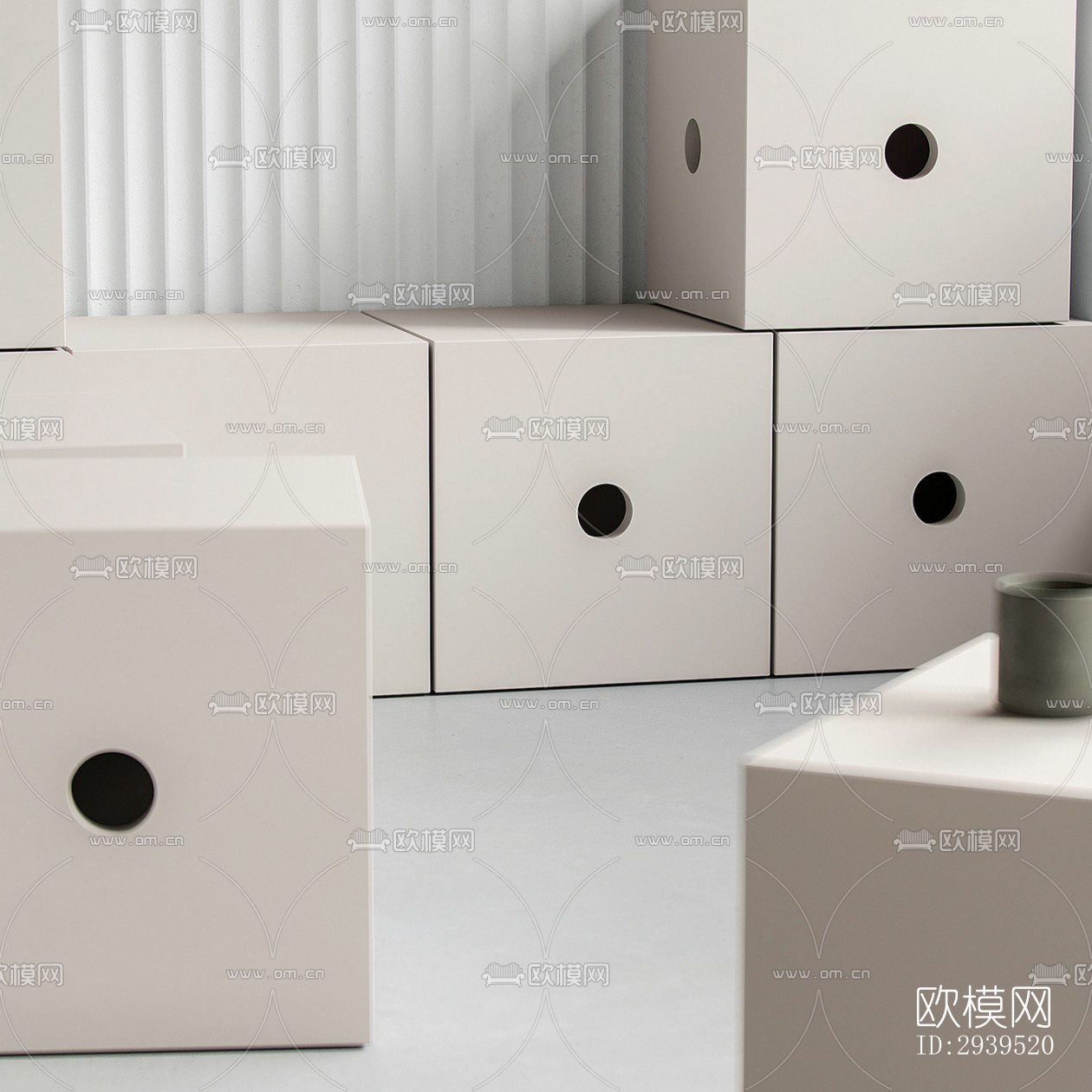 现代酒店民宿效果图下载（渲染图9）