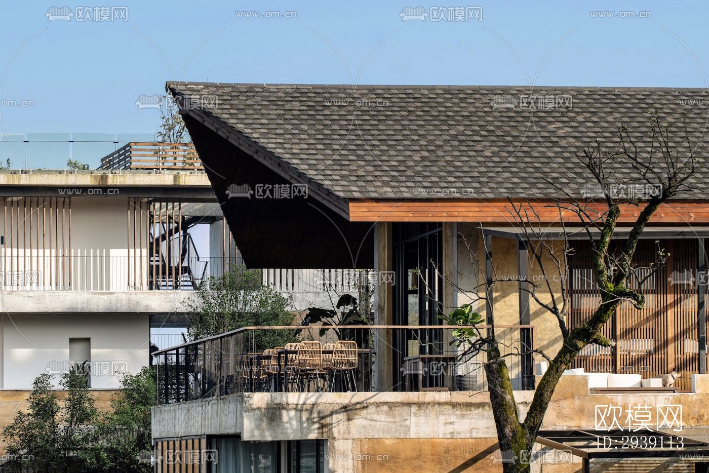 北欧酒店民宿效果图下载（渲染图11）