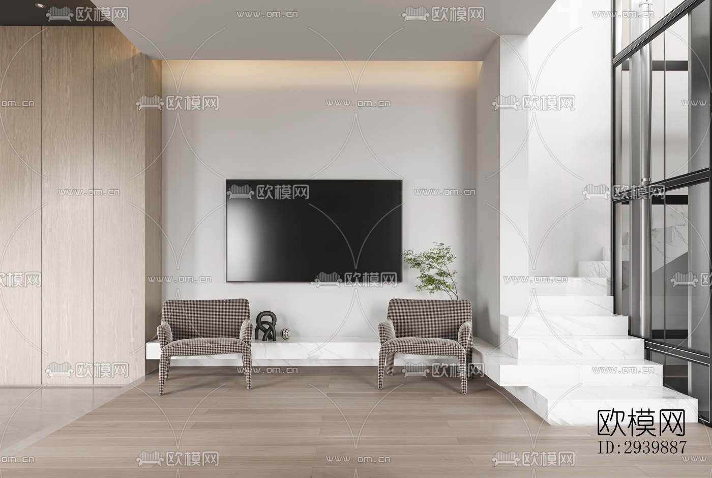 现代别墅效果图下载（渲染图13）