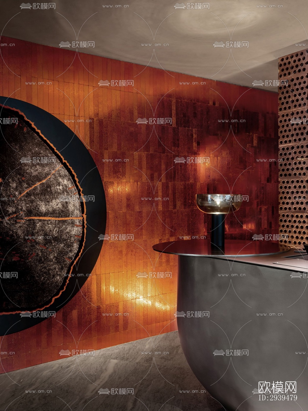 现代酒店民宿效果图下载（渲染图4）