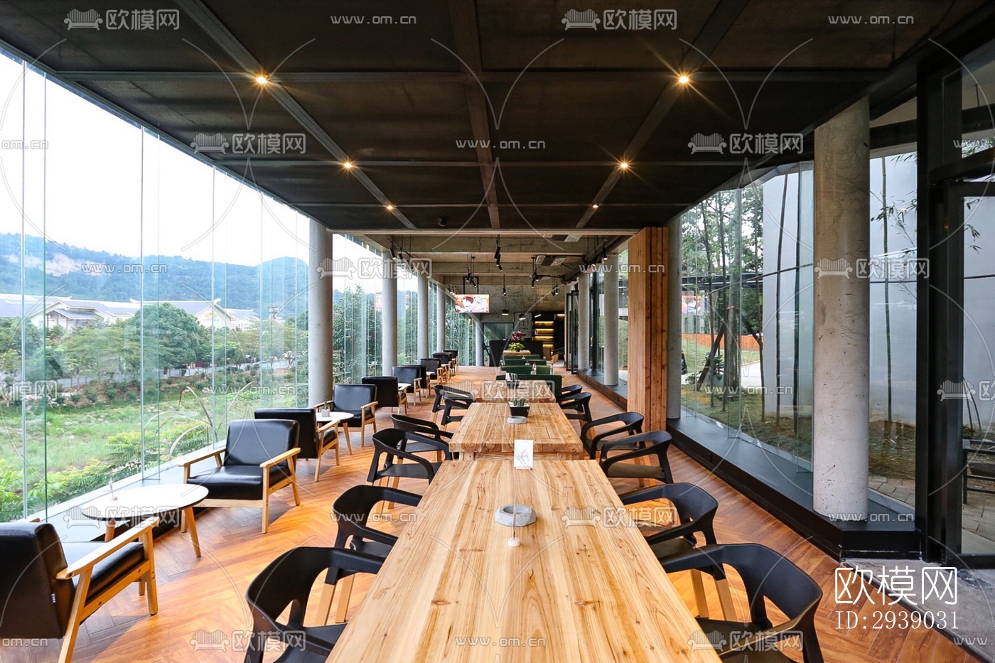 侘寂酒店民宿效果图下载（渲染图2）