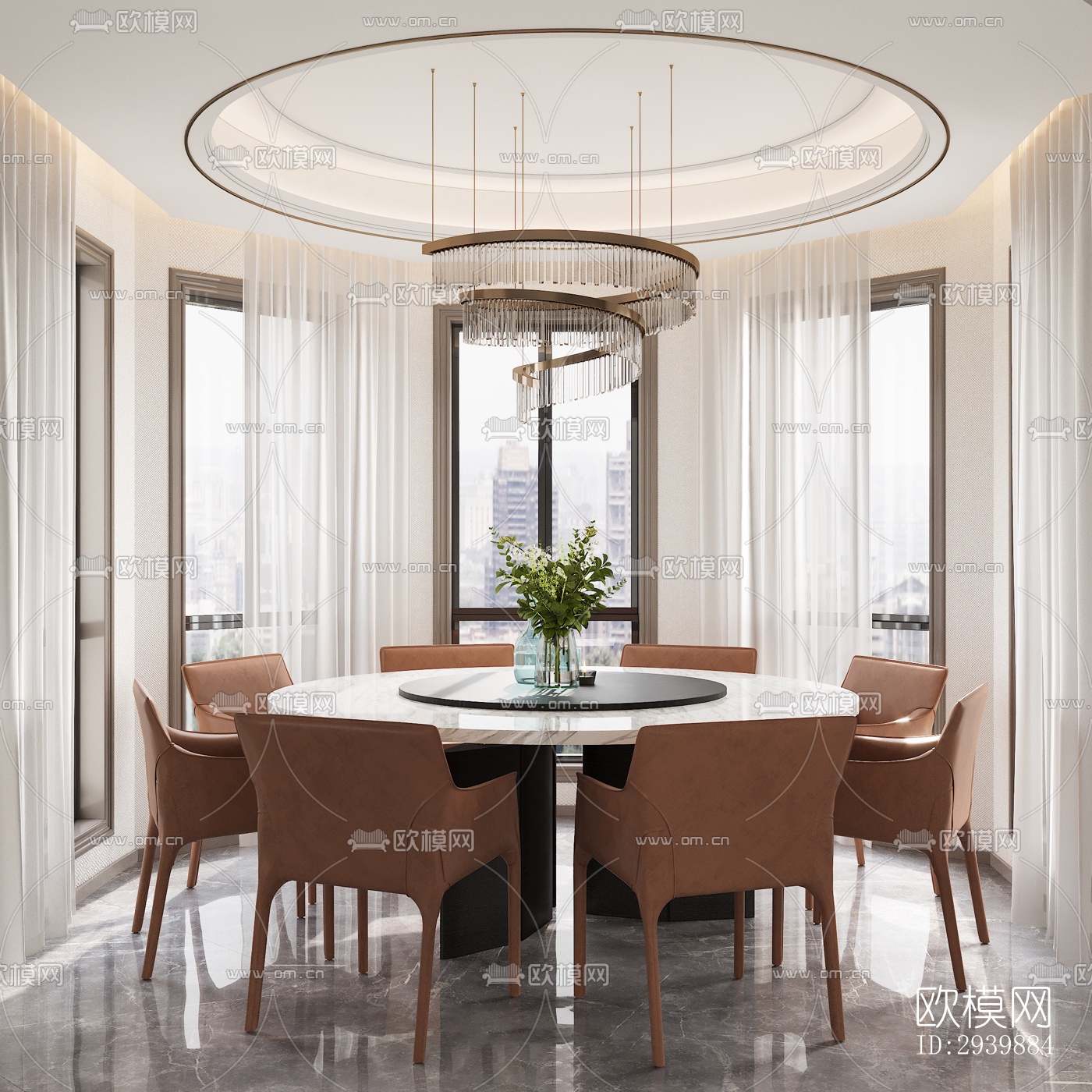 现代别墅效果图下载（渲染图3）