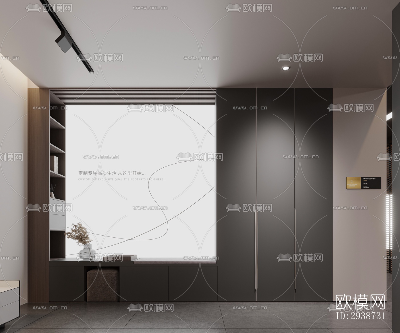 现代展览展厅效果图下载（渲染图17）