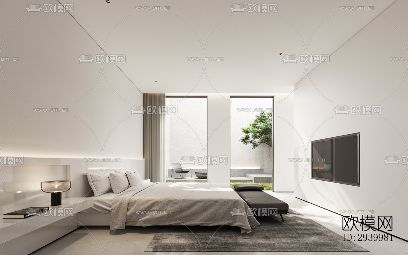 现代复式效果图下载（渲染图7）