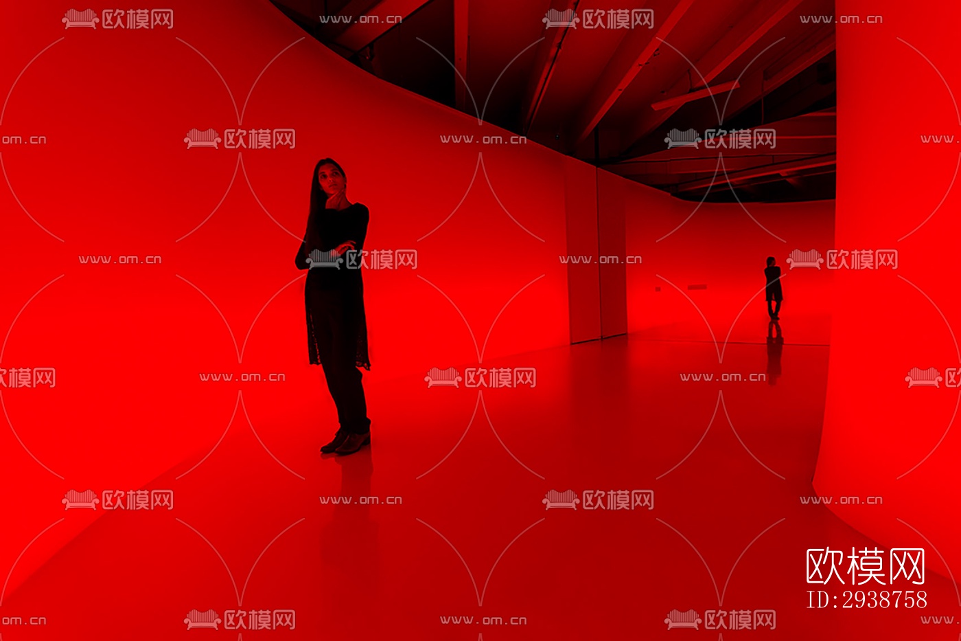 现代展览展厅效果图下载（渲染图12）