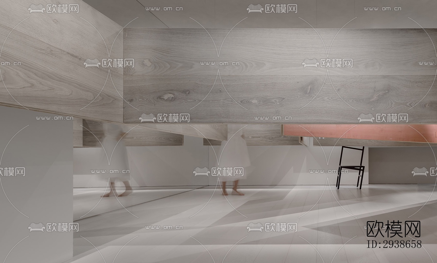 现代展览展厅效果图下载（渲染图6）