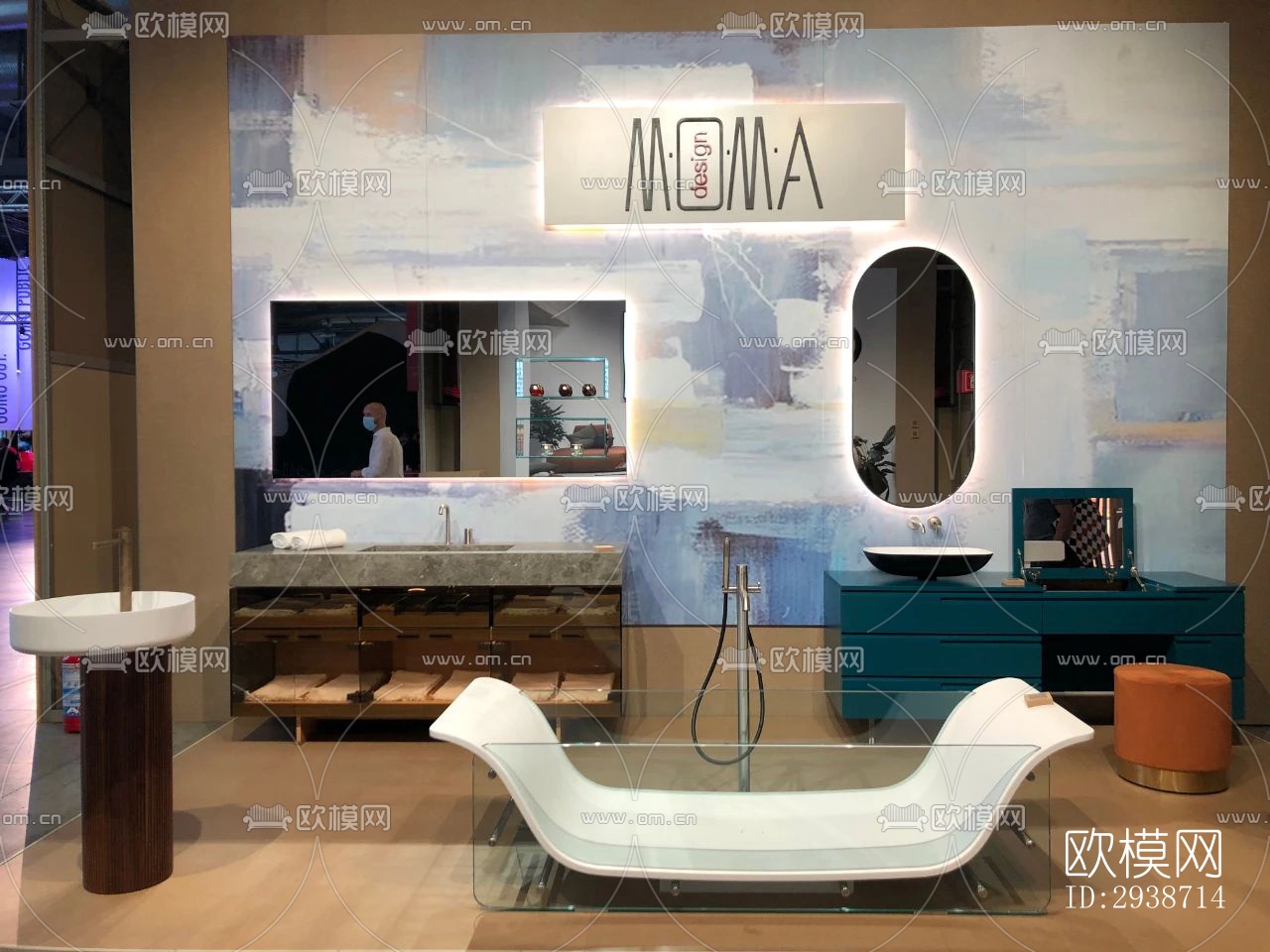 现代展览展厅效果图下载（渲染图11）