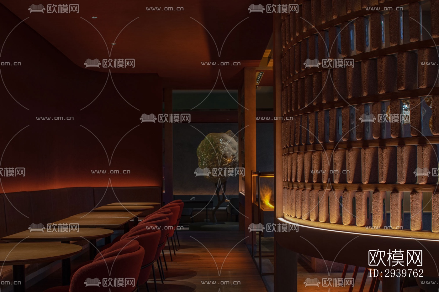 现代酒吧效果图下载（渲染图3）