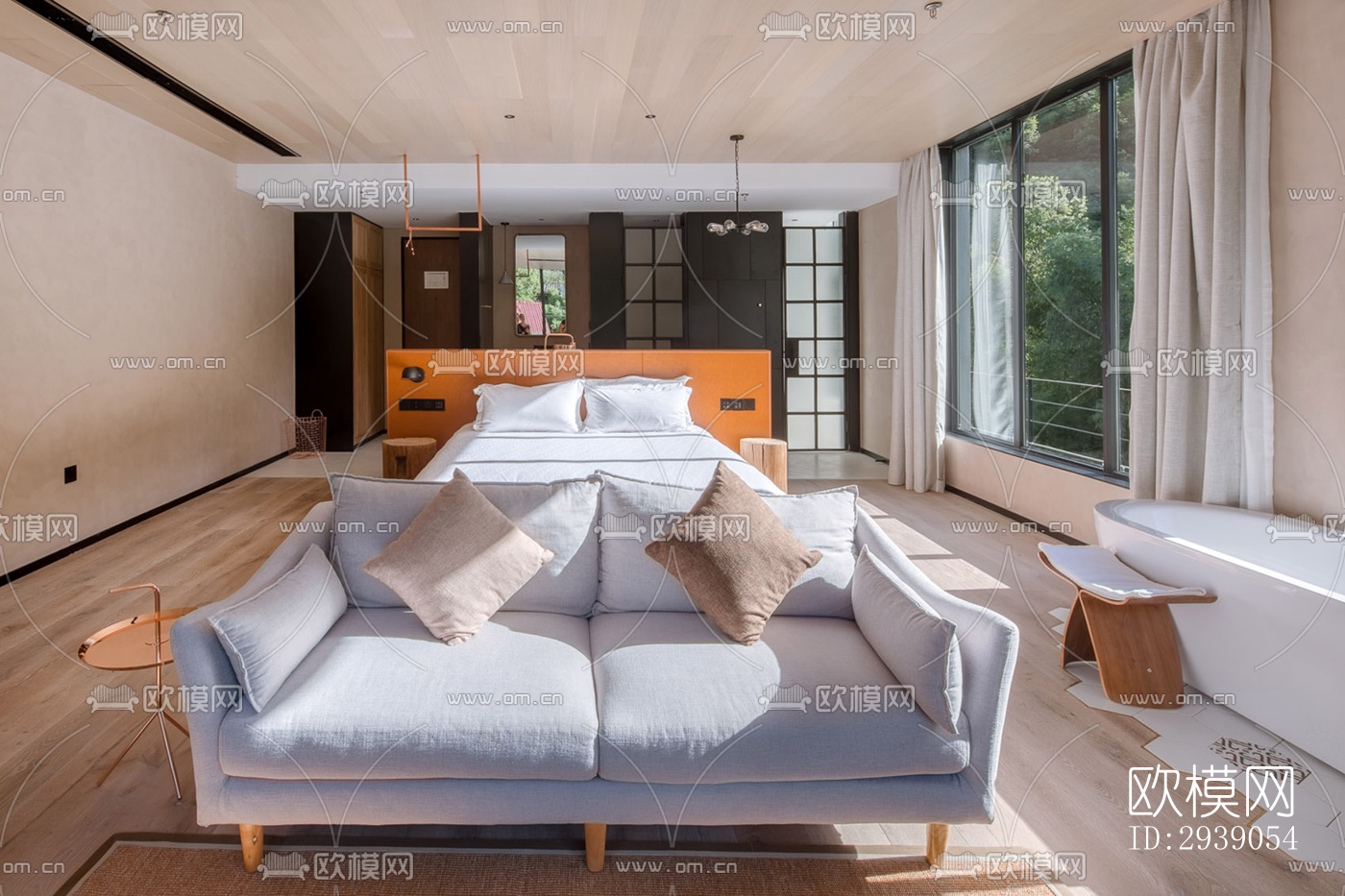 侘寂酒店民宿效果图下载（渲染图10）