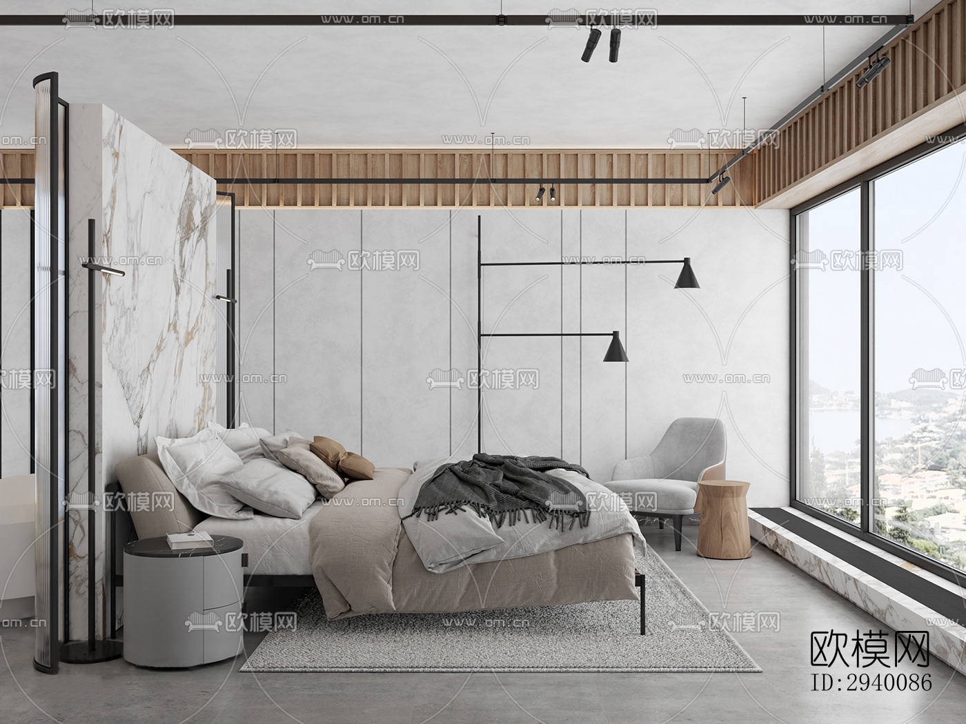 北欧平层效果图下载（渲染图11）