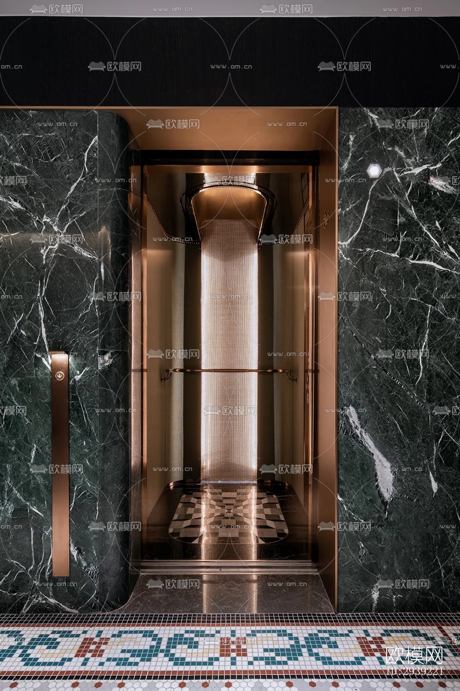 后现代酒店民宿效果图下载（渲染图2）