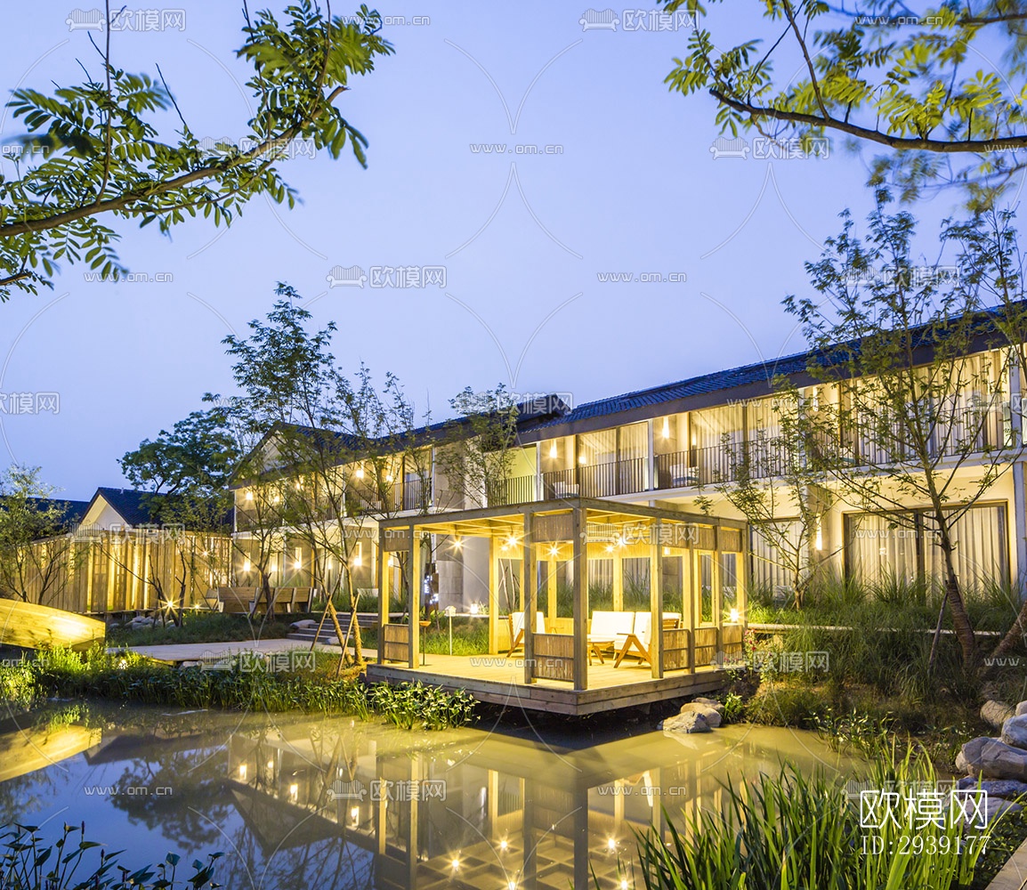 北欧酒店民宿效果图下载（渲染图6）