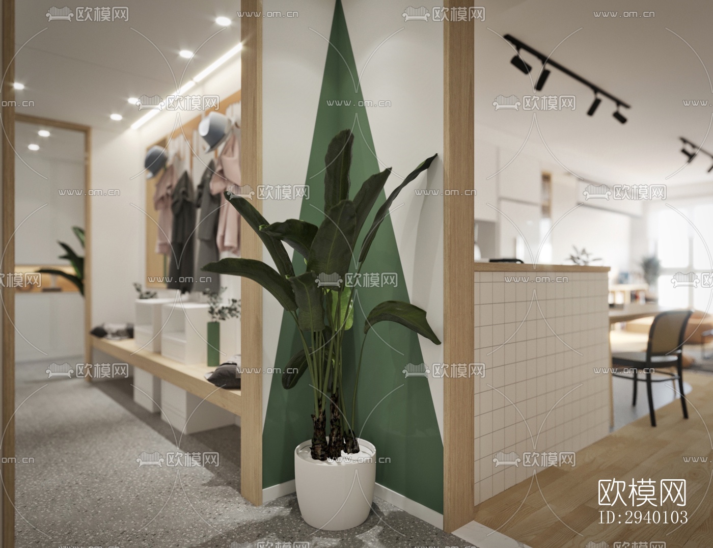 北欧平层效果图下载（渲染图7）